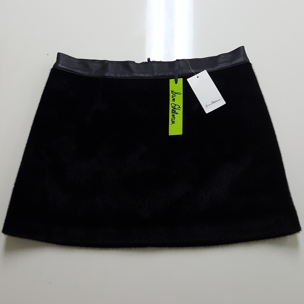 Sam Edelman Sz 4 Black Mini Skirt